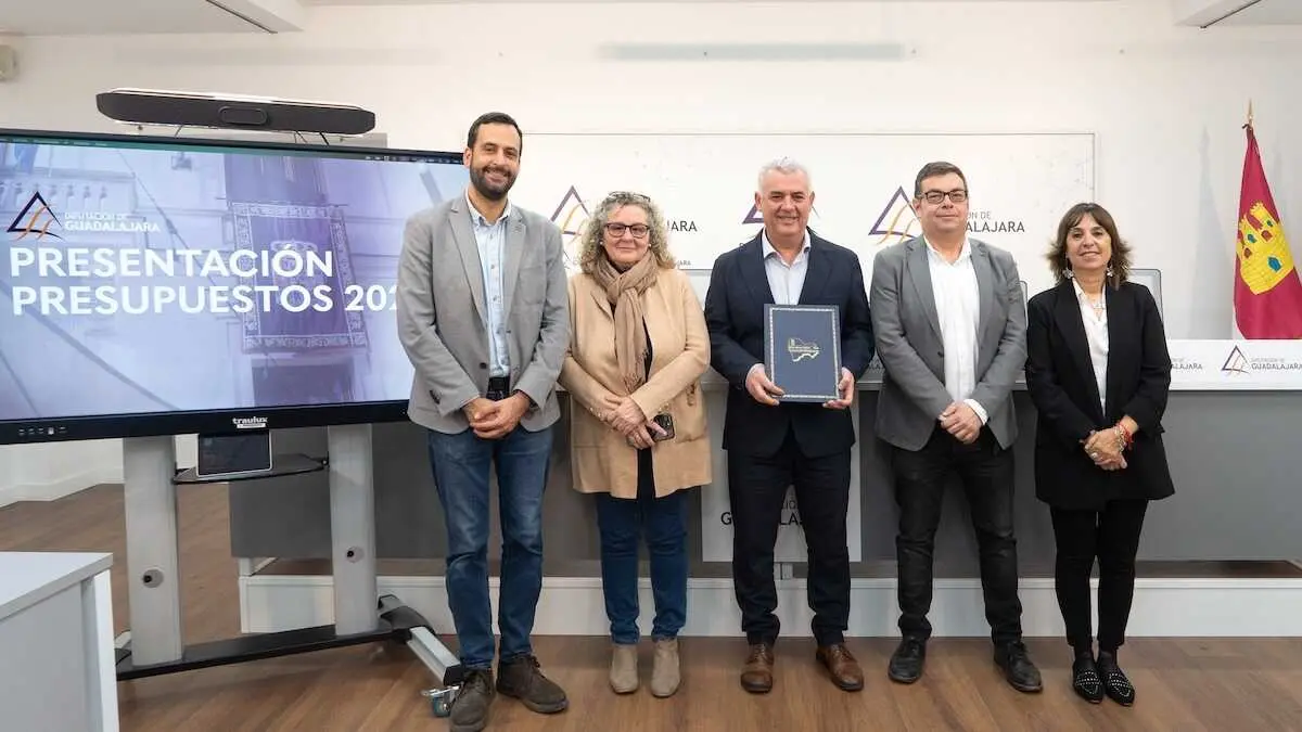 Presentaci&oacute;n de los presupuestos de la Diputaci&oacute;n de Guadalajara para el pr&oacute;ximo a&ntilde;o 2026