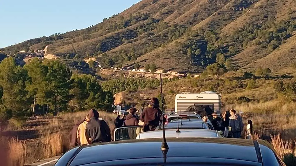 La Guardia Civil frena una macro rave con casi mil veh&iacute;culos en Hell&iacute;n y Tobarra (Albacete) - Fotograf&iacute;a: Cadena SER