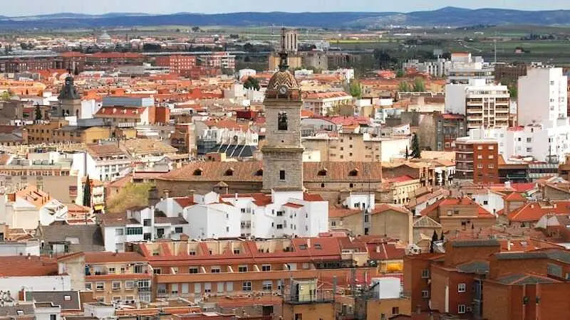 Vista a&eacute;rea de Ciudad Real, ciudad de Ciudad Real capital