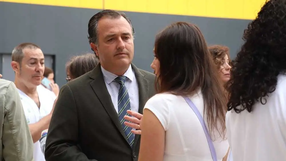 El presidente del Grupo Parlamentario Vox en las Cortes de Castilla-La Mancha, David Moreno