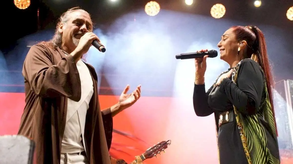 En la imagen de archivo el duo Camela en uno de sus conciertos