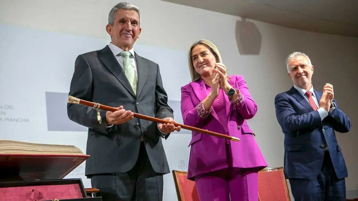 Eel nuevo delegado del Gobierno de Espa&ntilde;a en Castilla-La Mancha, Jos&eacute; Pablo Sabrido, toma posesi&oacute;n arropado por los ministros Milagros Tol&oacute;n y &Aacute;ngel V&iacute;ctor Torres