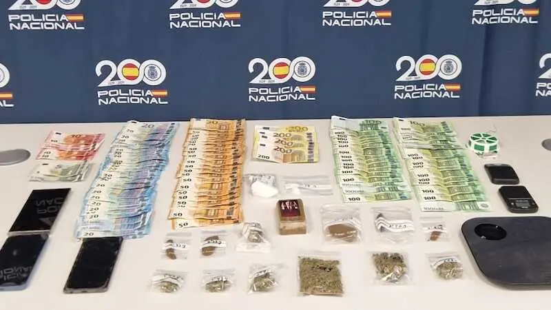 Desmantelado un punto de venta de drogas en el barrio de Los Tiradores de Cuenca con dos detenidos