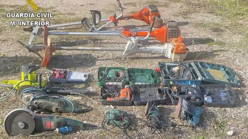 Desarticulado un grupo criminal dedicado al robo de herramientas en furgonetas