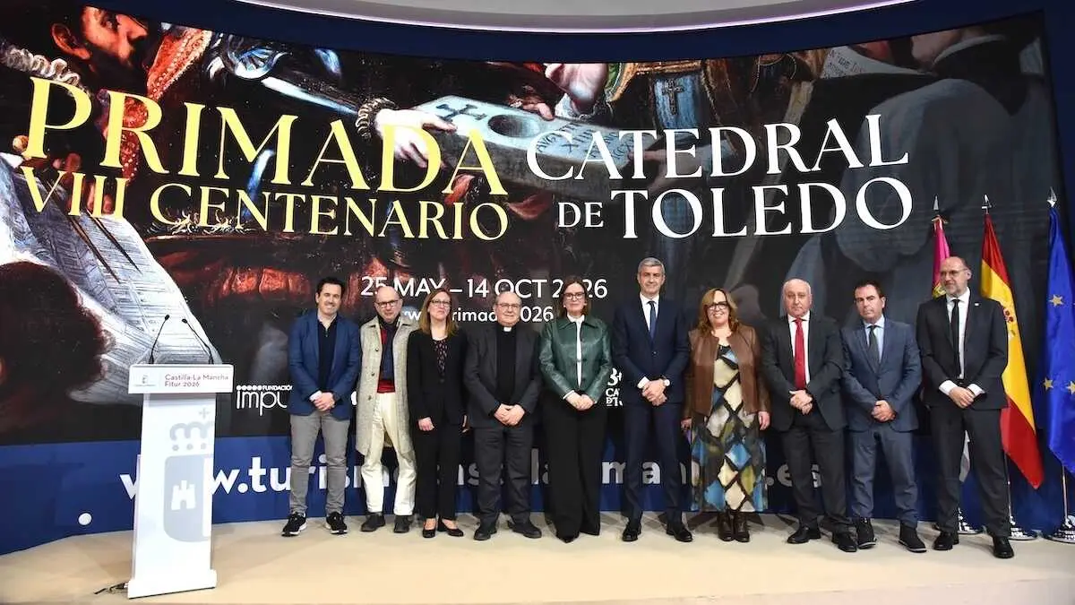 La consejera Portavoz, Esther Padilla, presenta la exposici&oacute;n organizada con motivo del octavo centenario de la Catedral Primada de Toledo, en el estand del Gobierno de Castilla-La Mancha en la Feria Internacional de Turismo (FITUR)