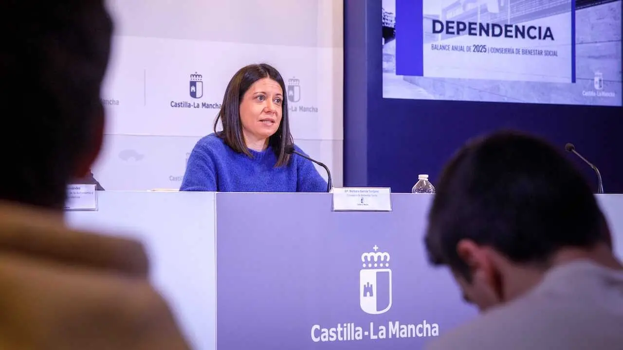 La consejera de Bienestar Social, B&aacute;rbara Garc&iacute;a Torijano, informar&aacute; en rueda de prensa sobre los datos del sistema de dependencia de Castilla-La Mancha durante el a&ntilde;o 2025