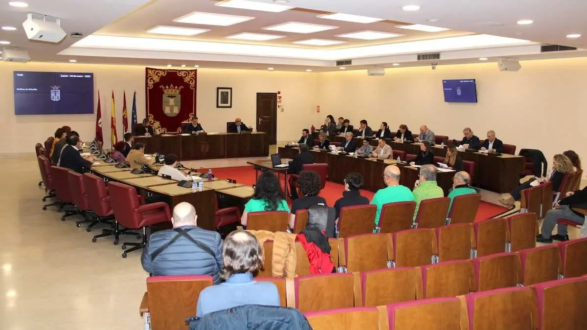 En la imagen un instante del Pleno del Ayuntamiento de Albacete celebrado este jueves