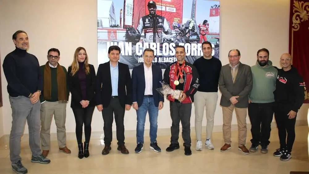 El Motoclub Albacete rendir&aacute; tributo al 'finisher' del Dakar, Juan Carlos Torres