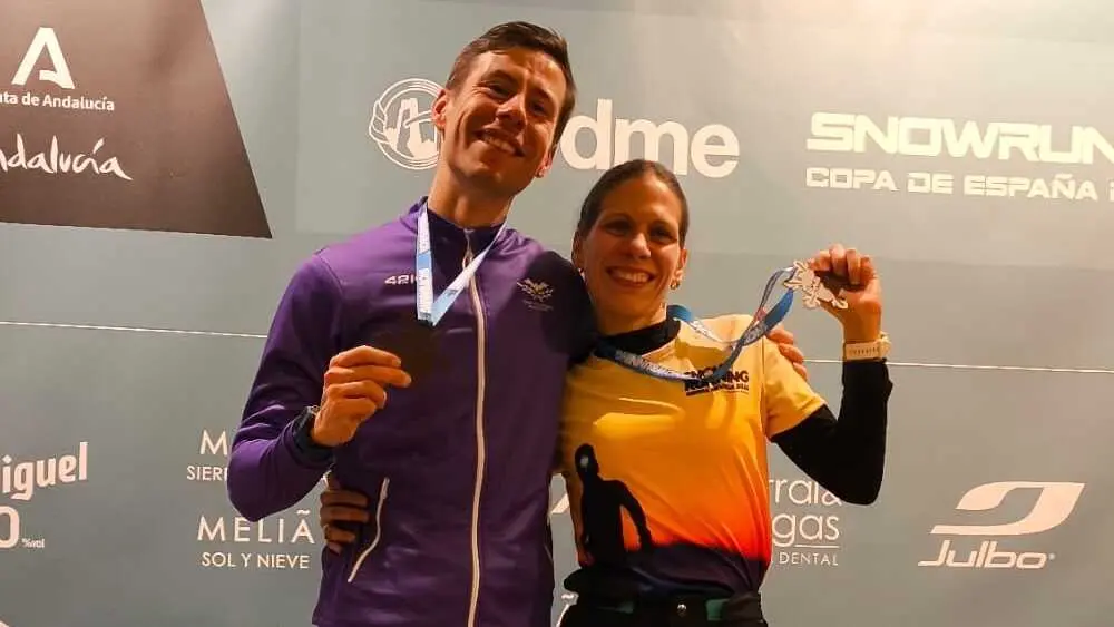 Diego D&iacute;az conquista la 'Snow Running' de Sierra Nevada por tercera vez consecutiva