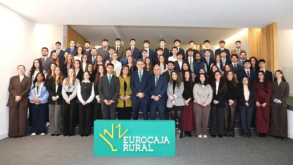 Eurocaja Rural incorpora a 104 universitarios para pr&aacute;cticas en su red