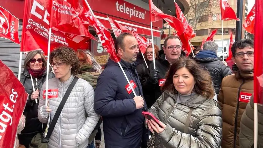 CCOO y UGT acusan a Telepizza Albacete de impedir la huelga de este martes