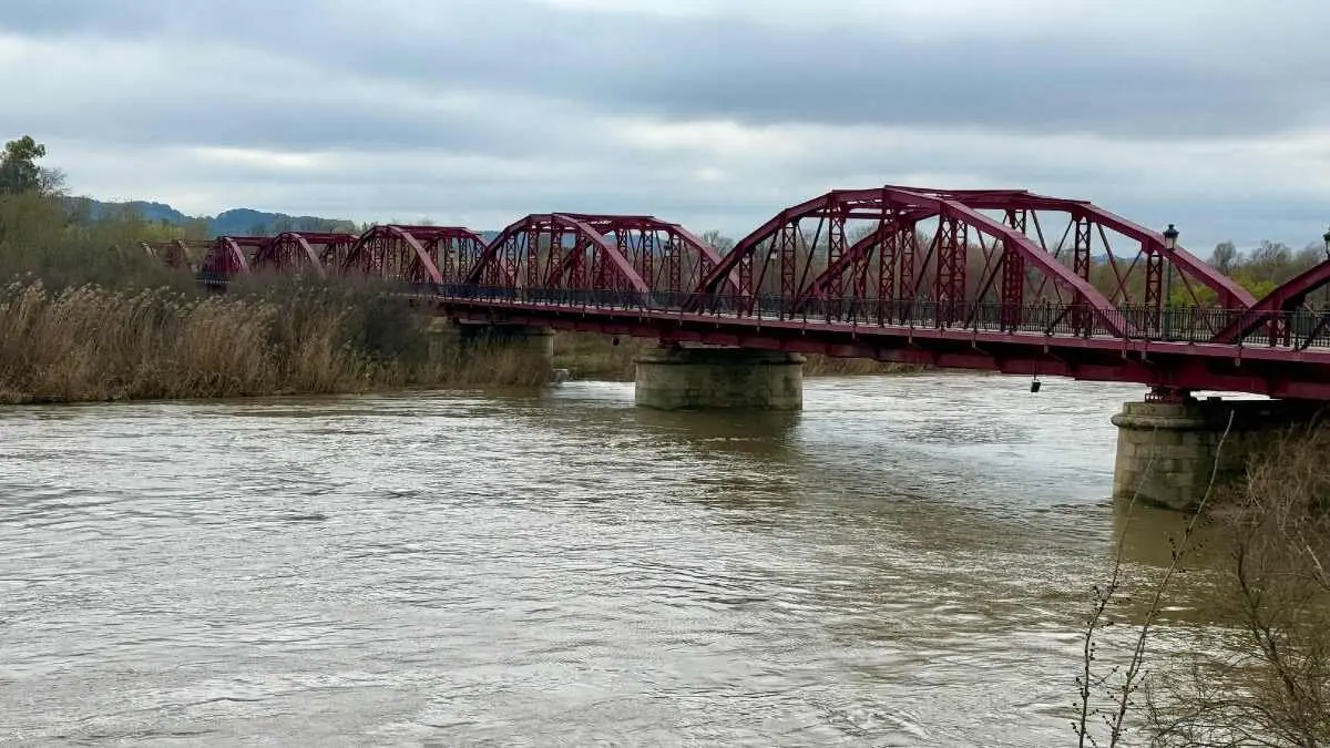 Vista del r&iacute;o Tajo a su paso por Talavera de la Reina (Toledo)