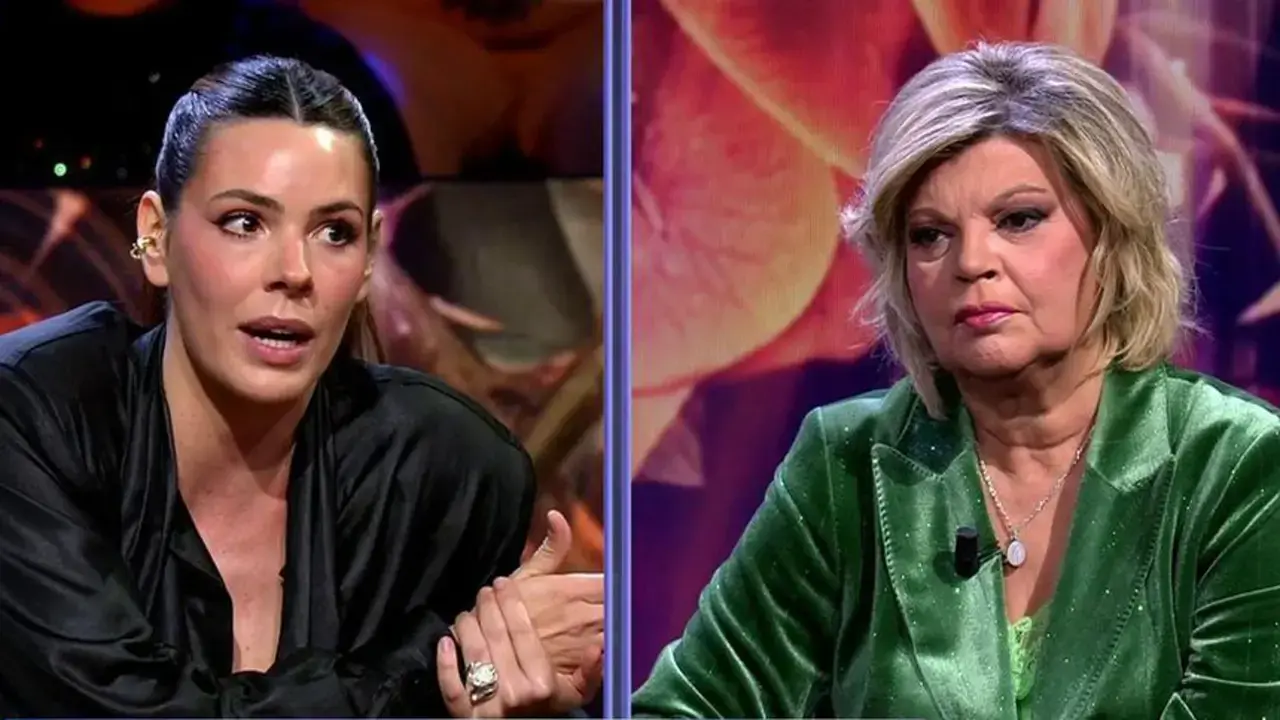 En las imagens Laura Matamoros y Terelu Campos en el programa 'De Viernes' de Telecinco