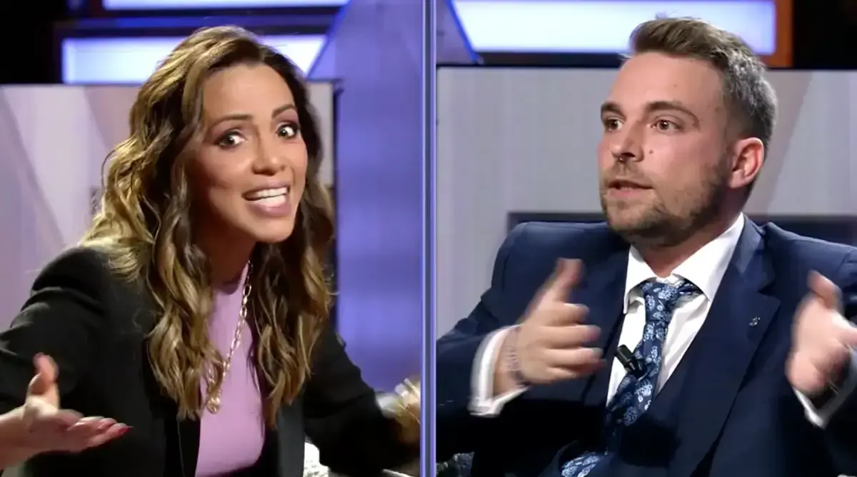 En la imagen Paola Olmedo y Jos&eacute; Mar&iacute;a Almoguera durante sus intervenciones en 'De Viernes'