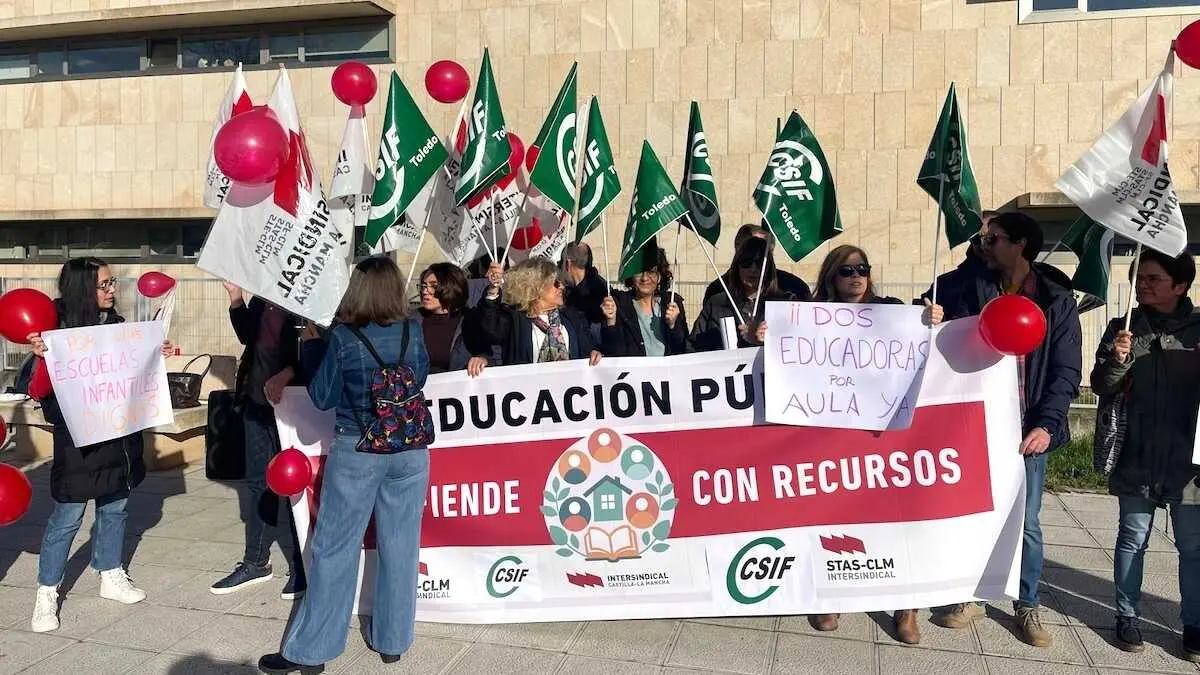 CSIF y STAS critican el aumento de ratios en escuelas infantiles de Castilla-La Mancha y piden orden de organizaci&oacute;n y funcionamiento