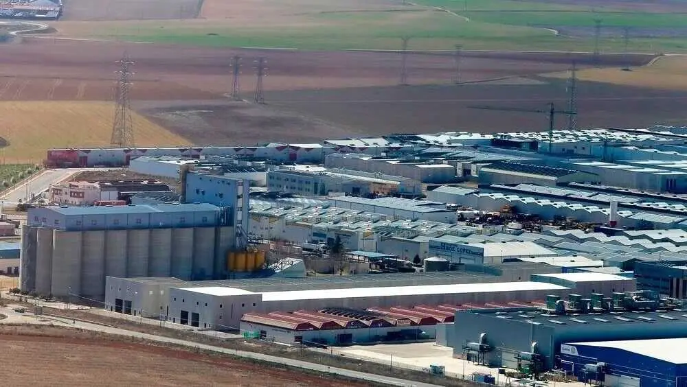 En la imagen de archivo vista a&eacute;rea del Pol&iacute;gono Industrial Romica de Albacete - Fotograf&iacute;a: A.P.