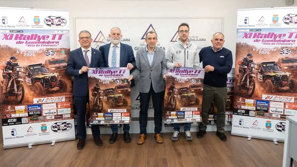 Coches y motos se unen por primera vez en el Rallye de Guadalajara