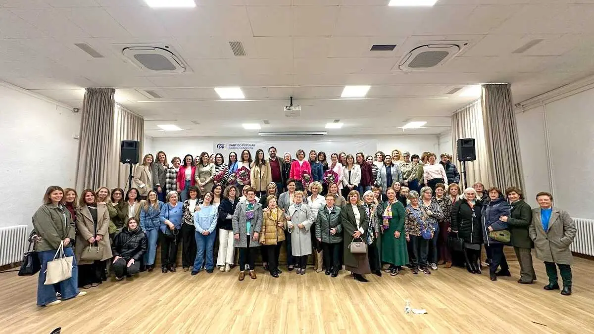Acto organizado este domingo 8M por el PP regional con motivo del D&iacute;a Internacional de la Mujer en Bonete (Albacete)