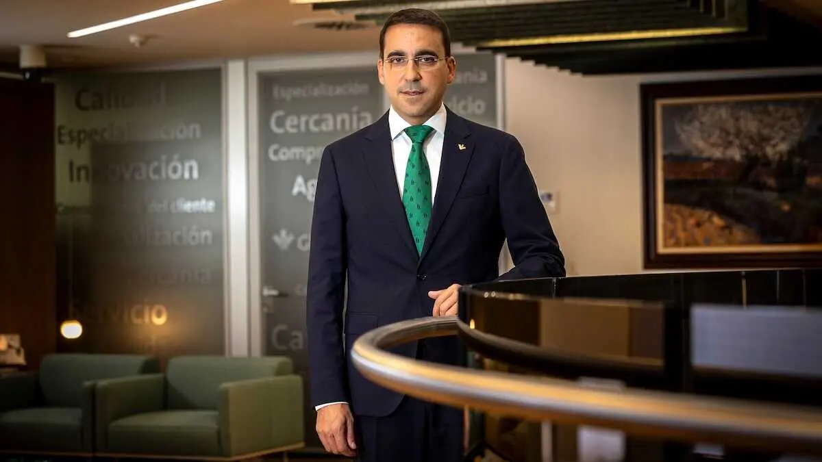 El director general de Globalcaja, Pedro Palacios