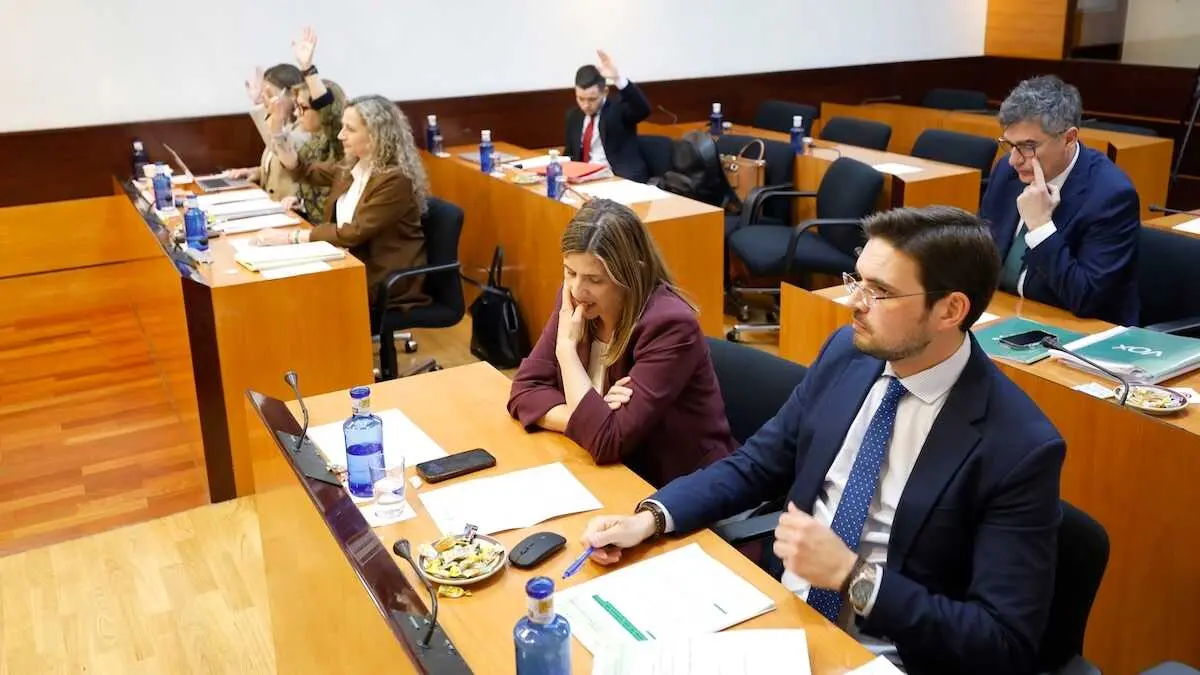 En la imagen un instante de la Comisi&oacute;n de Econom&iacute;a y Presupuestos de las Cortes de Castilla-La Mancha que ha debatido este jueves las enmiendas a la Ley de Acopa&ntilde;amiento.