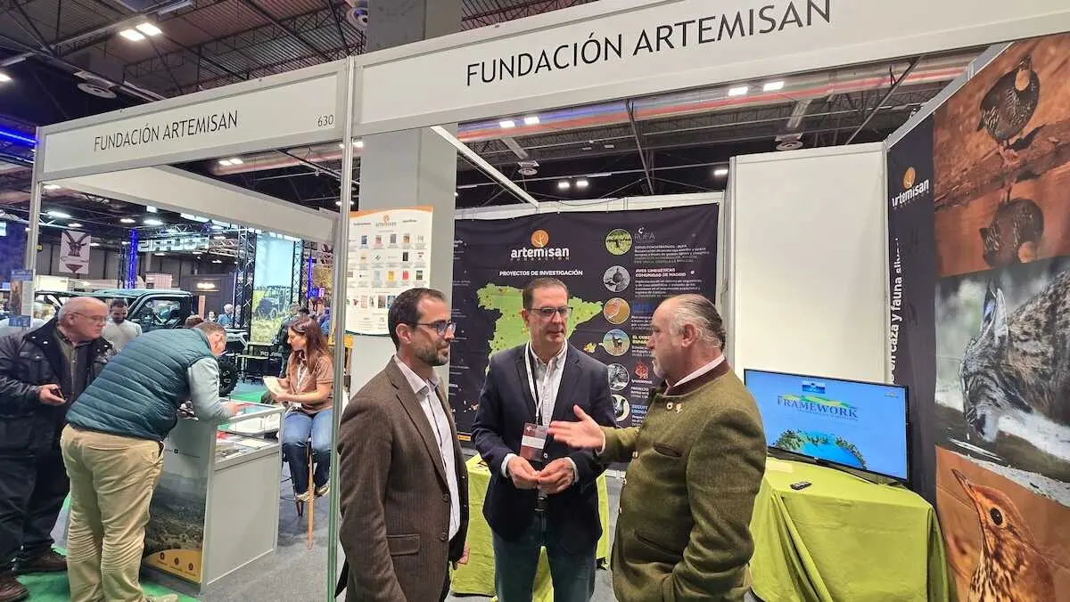 El viceconsejero de Medio Ambiente, Jos&eacute; Almod&oacute;var, durante su participaci&oacute;n en la Feria Cineg&eacute;tica + SCI celebrada en IFEMA (Madrid)