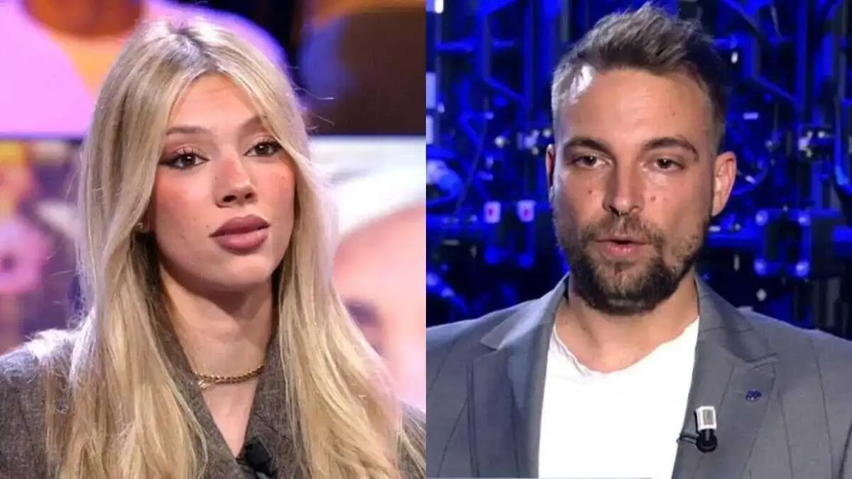 En el fotomontaje Alejandra Rubio y Jos&eacute; Mar&iacute;a Almoguera durante sus intervenciones en 'De viernes'