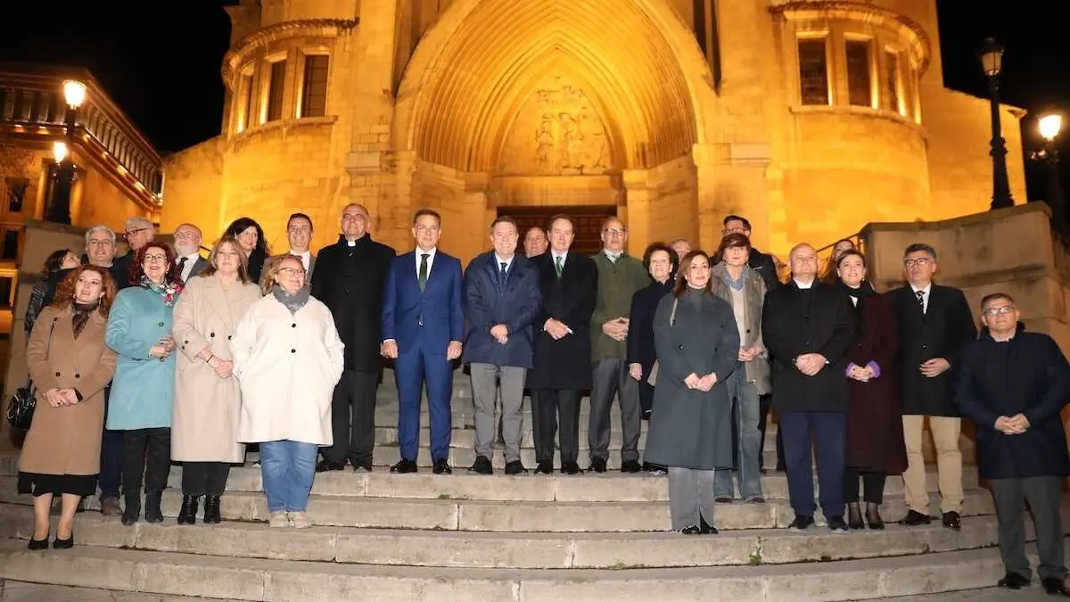 La Catedral de Albacete estrena iluminaci&oacute;n por el 125 aniversario
