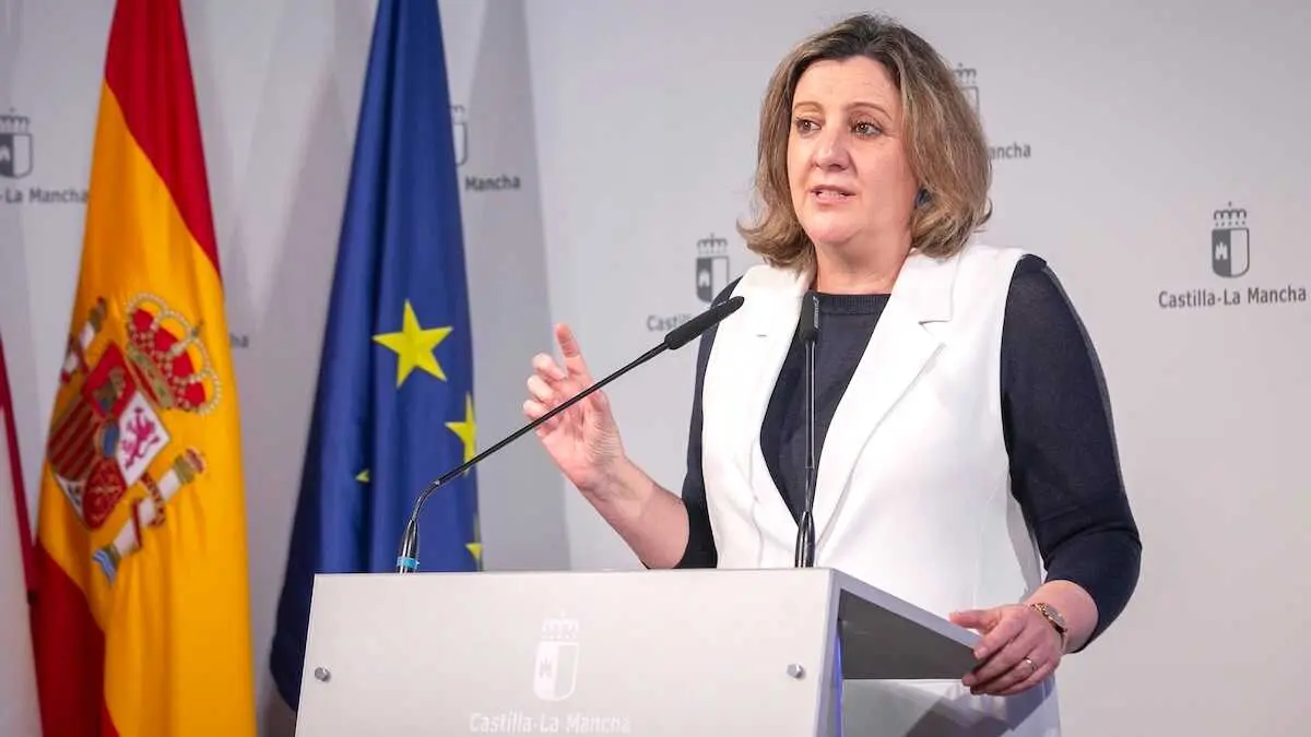 La consejera de Econom&iacute;a, Empresas y Empleo, Patricia Franco, comparece en rueda de prensa para dar cuenta de los asuntos de su departamento tratados en el Consejo de Gobierno.