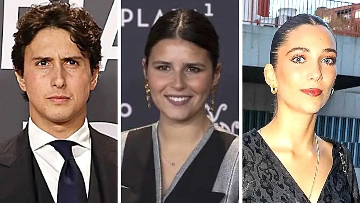 En el fotomontaje Roca Rey, Tana Rivera y Marina D&iacute;az