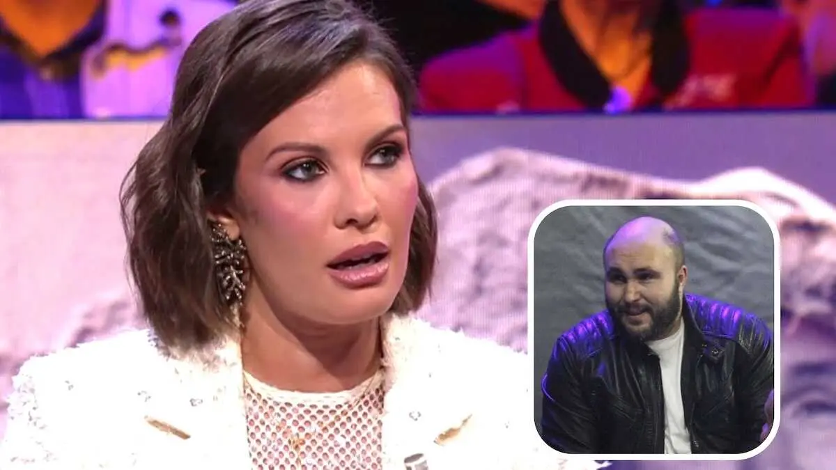 En el fotomontaje Jessica Bueno y el padre su hijo, Kiko Rivera