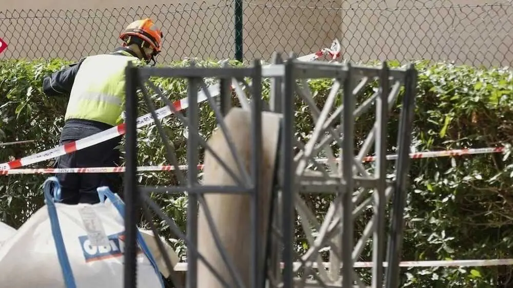 Dos trabajadores muertos tras el desplome de un andamio de obra