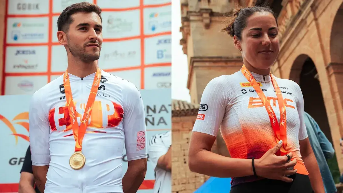 Alberto Barroso Natalia Fischer ganan el Campeonato de Espa&ntilde;a de gravel en Alcaraz (Albacete)