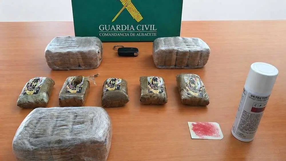 Detenidas en Hell&iacute;n (Albacete) dos mujeres que ocultaban dos kilos de hach&iacute;s