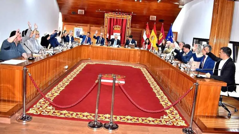 En la imagen un instante del Pleno del Ayuntamiento de Puertollano (Ciudad Real)