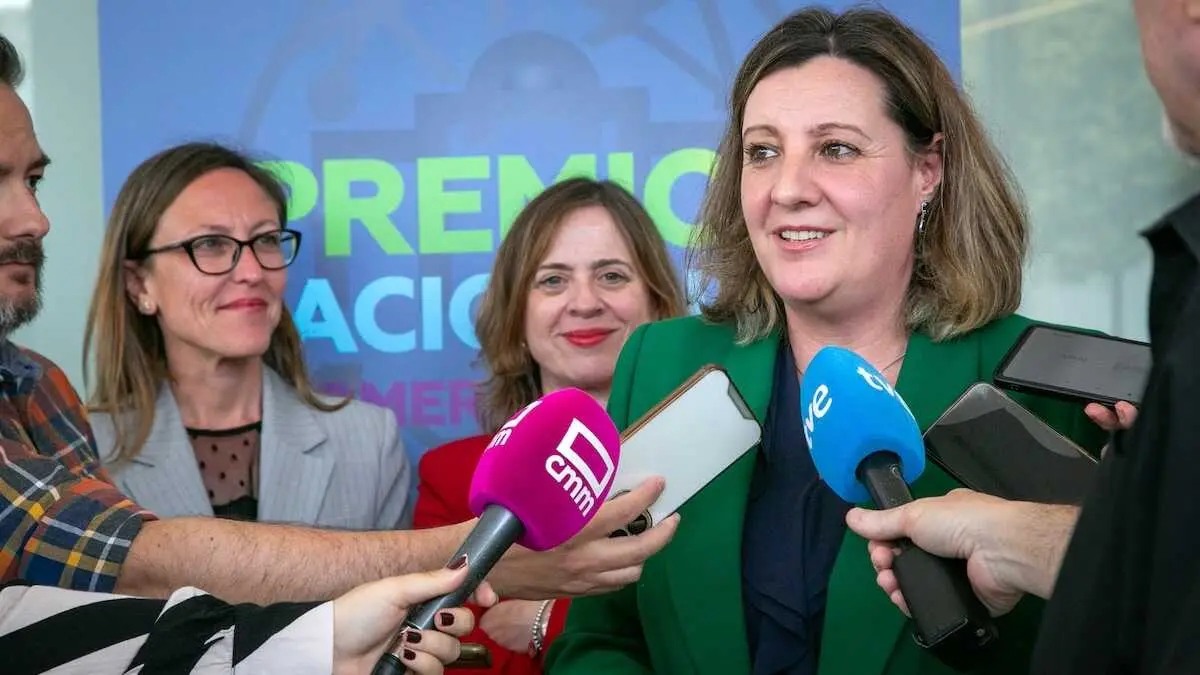 La consejera de Econom&iacute;a, Empresas y Empleo, Patricia Franco, ha asistido en. Toledo al acto de entrega de los Premios Nacionales de Comercio Interior