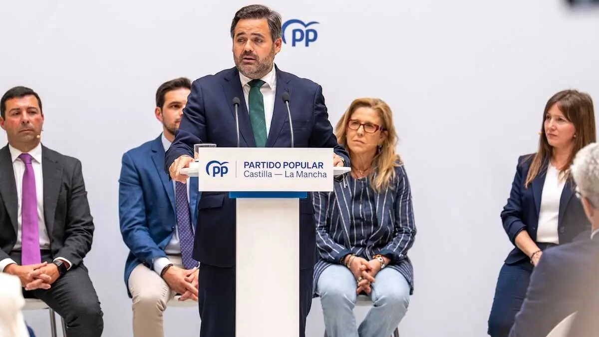 El presidente del PP de Castilla-La Mancha, Paco N&uacute;&ntilde;ez, intervine en el Foro de Fiscalidad del partido celebrado este lunes en Albacete