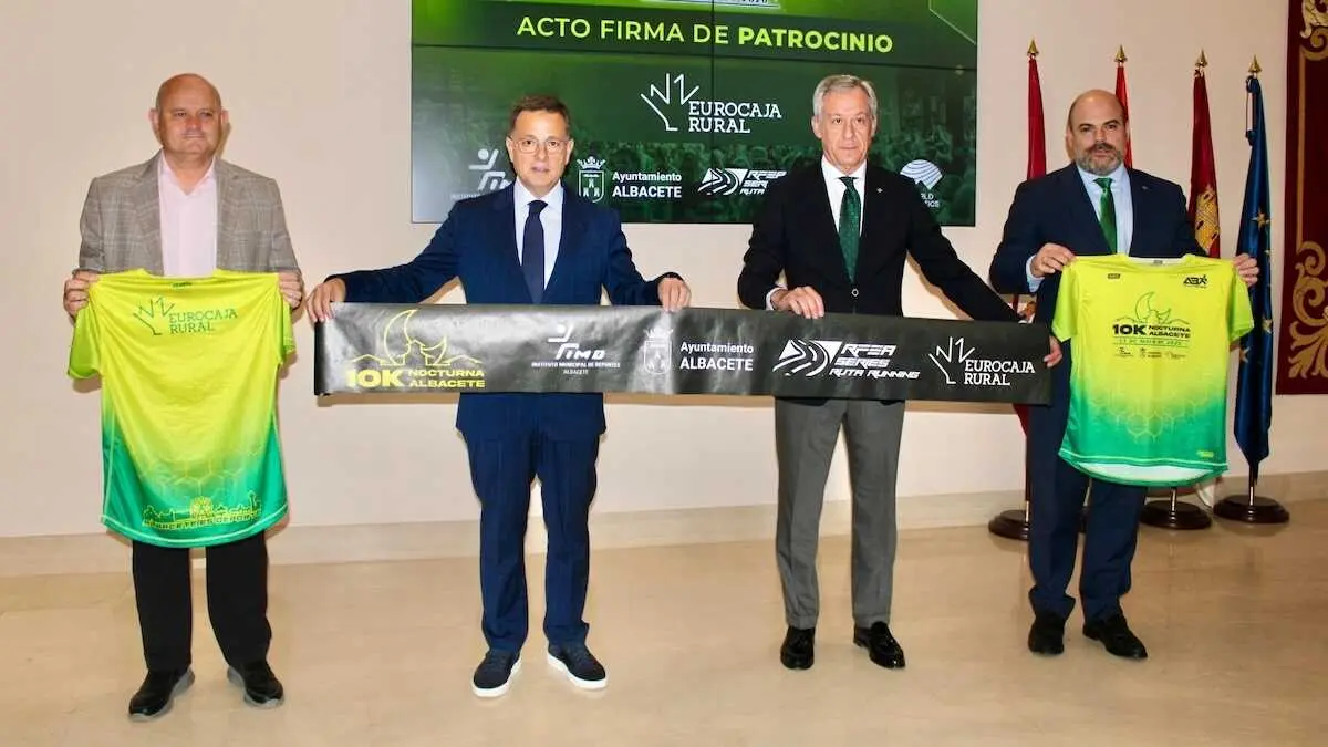 Eurocaja Rural patrocina la 10K Nocturna de Albacete en 2026 y 2027