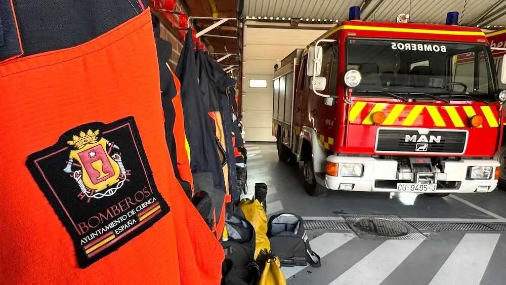En la imagen de archivo una dotaci&oacute;n de bomberos del Ayuntamiento de Cuenca