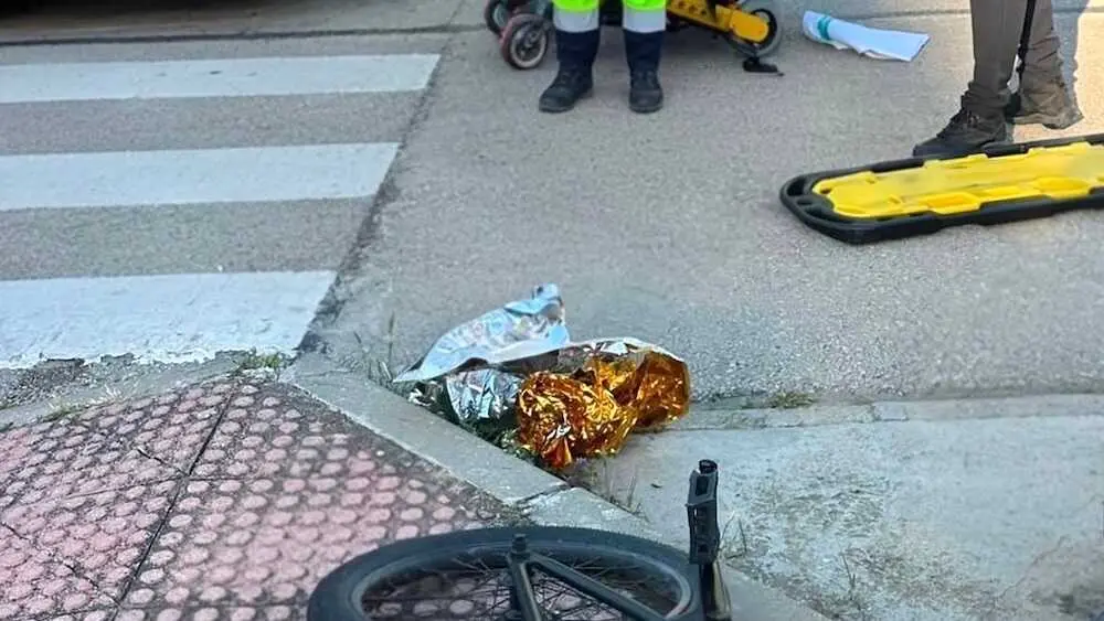 Hospitalizado un menor tras ser atropellado en Cuenca cuando iba al instituto