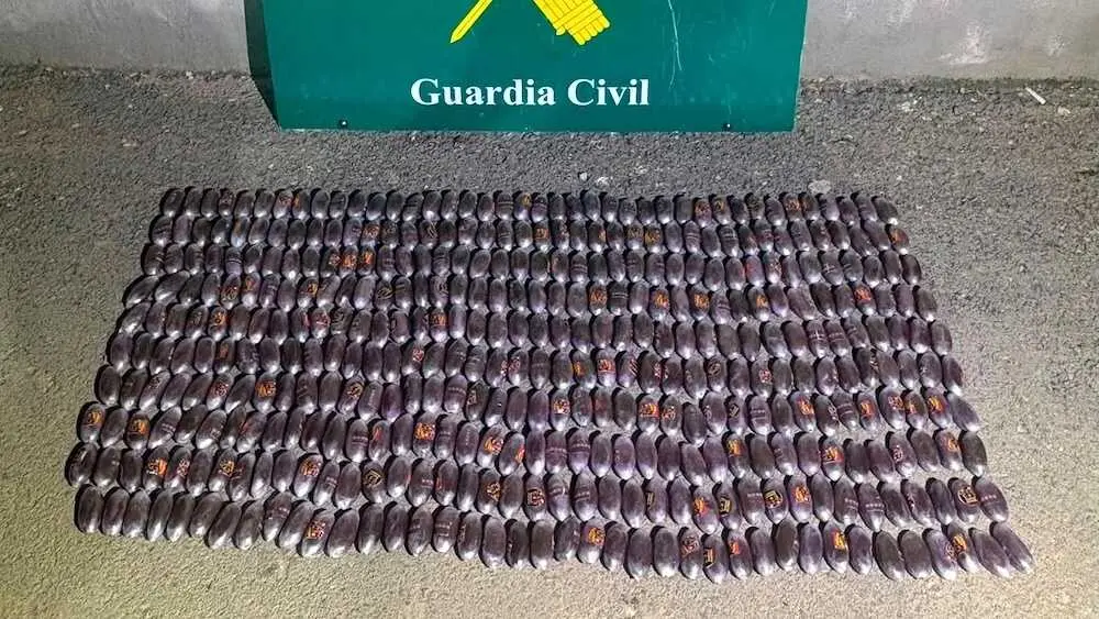 Intervienen 400 bellotas de hach&iacute;s ocultas en un coche en Oca&ntilde;a (Toledo)