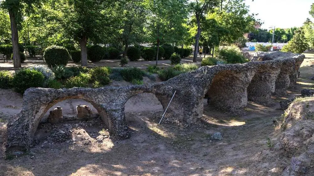 Cultura frena el deterioro del grader&iacute;o del circo romano de Toledo - EFE/&Aacute;ngeles Visd&oacute;mine