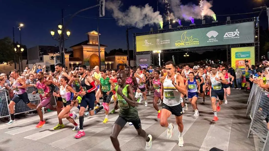 Daniel Tumaka y Kiros Muaz destrozan los r&eacute;cords del 10K de Albacete