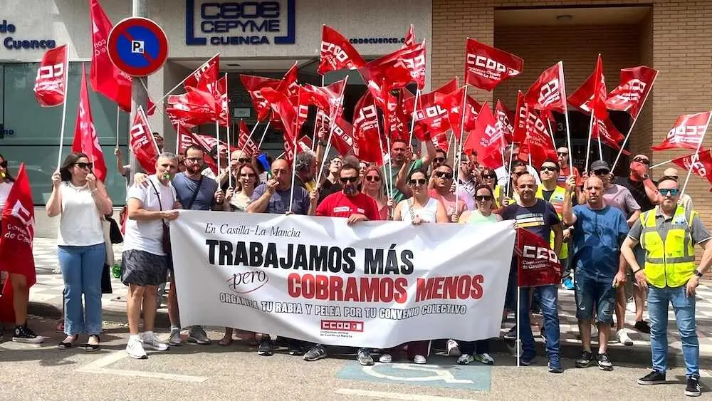 CCOO va a la batalla en Castilla-La Mancha: exige subir los salarios hasta un 7%