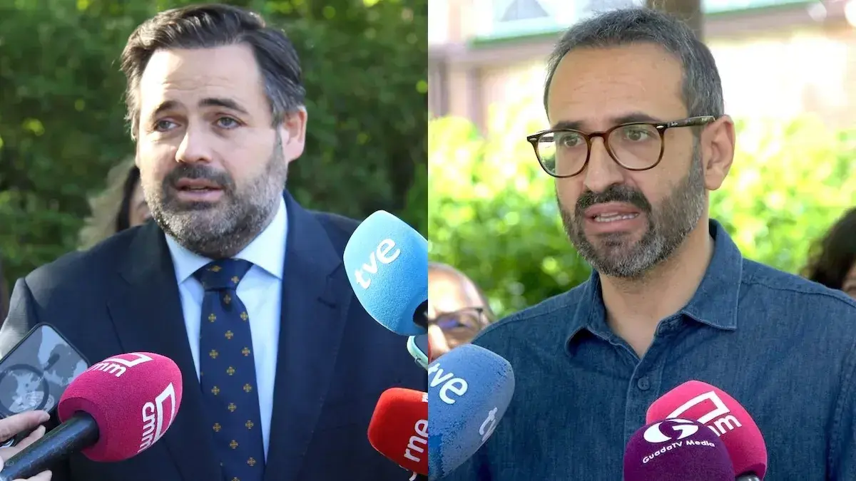 El presidente del PP de Castilla-La Mancha Paco N&uacute;&ntilde;ez y el secretario de Organizaci&oacute;n del PSOE de Castilla-La Mancha Sergio Guti&eacute;rrez