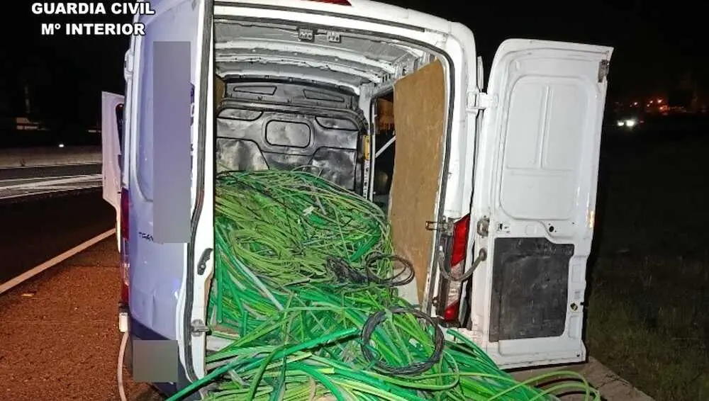Dos detenidos por un robo de cobre de 100.000 euros en Chinchilla de Montearag&oacute;n (Albacete)