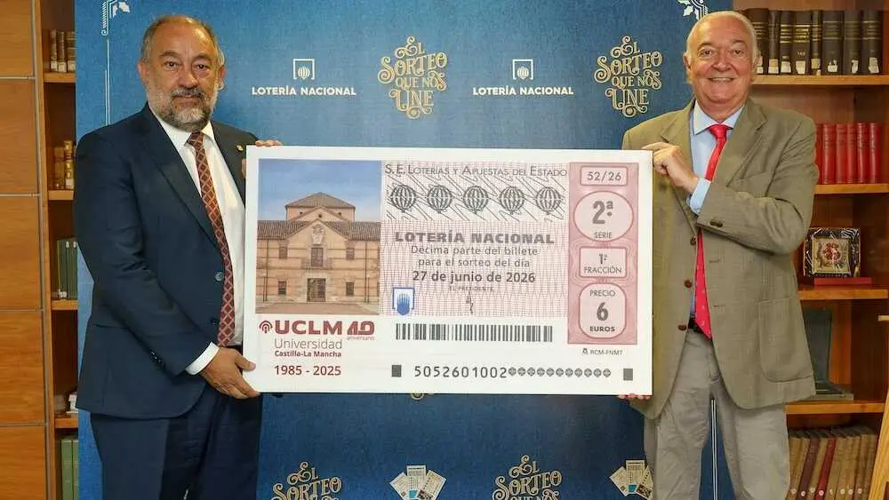 La UCLM protagoniza el d&eacute;cimo de Loter&iacute;a Nacional del 27 de junio