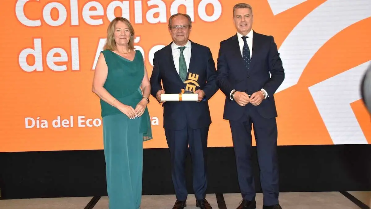 El Colegio de Economistas de Madrid (CEMAD) ha hecho entrega de la distinci&oacute;n de 'Colegiado del A&ntilde;o 2026' al consejero de Hacienda, Administraciones P&uacute;blicas y Transformaci&oacute;n Digital, Juan Alfonso Ruiz Molina.
