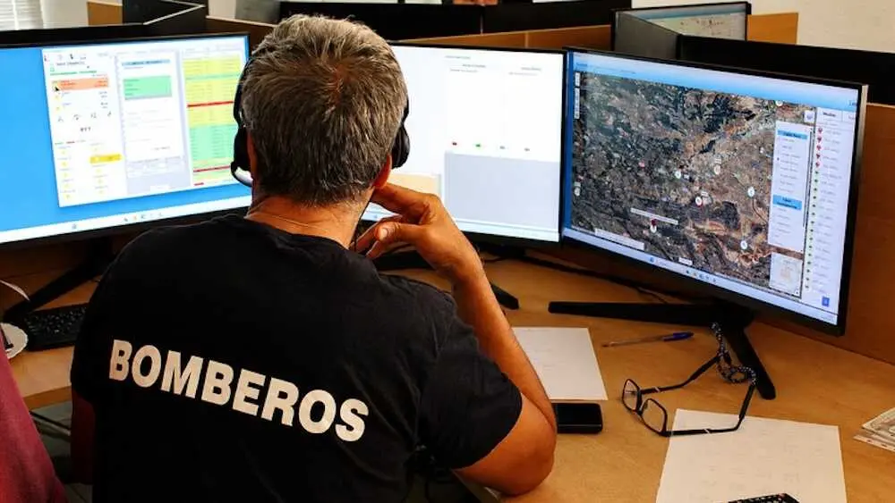Bomberos de Ciudad Real estrenan pantallas GPS en sus nueve parques