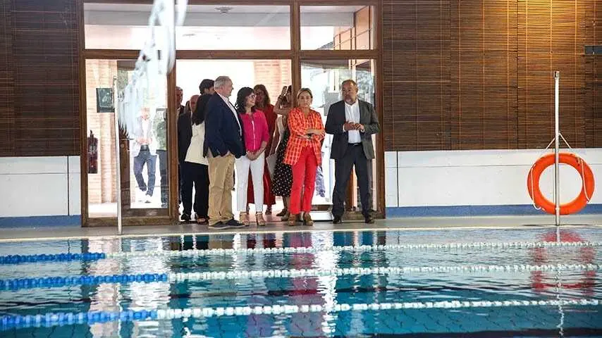 La ministra de Educaci&oacute;n, Formaci&oacute;n Profesional y Deportes, Milagros Tol&oacute;n, este viernes en su visita a la UCLM.