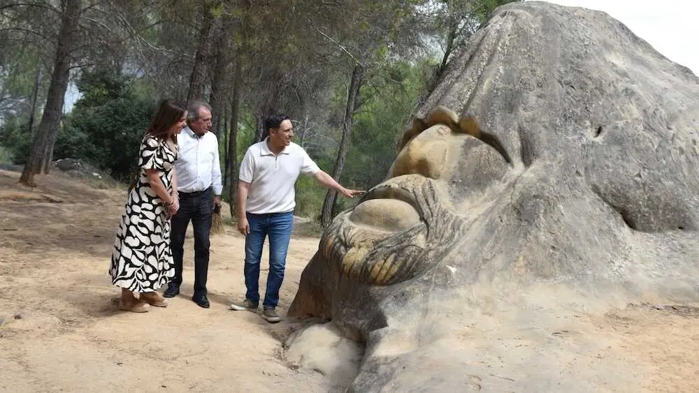 Buend&iacute;a inicia las obras del aparcamiento de la Ruta de las Caras